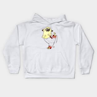 Karate Pug Kids Hoodie